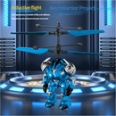 Brinquedo robô voador STEM com tecnologia de detecção automática, brinquedo educativo que economiza energia.