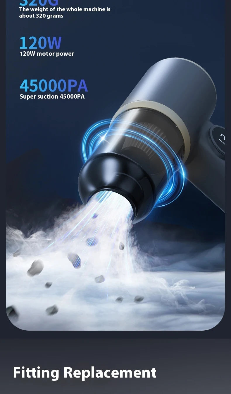 Aspirador de pó portátil sem fio Xiaomi para carro, lavagem, sopro, dupla utilização, doméstico, forte sucção, portátil, carregamento, aspirador de pó