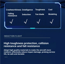 Brinquedo robô voador STEM com tecnologia de detecção automática, brinquedo educativo que economiza energia.